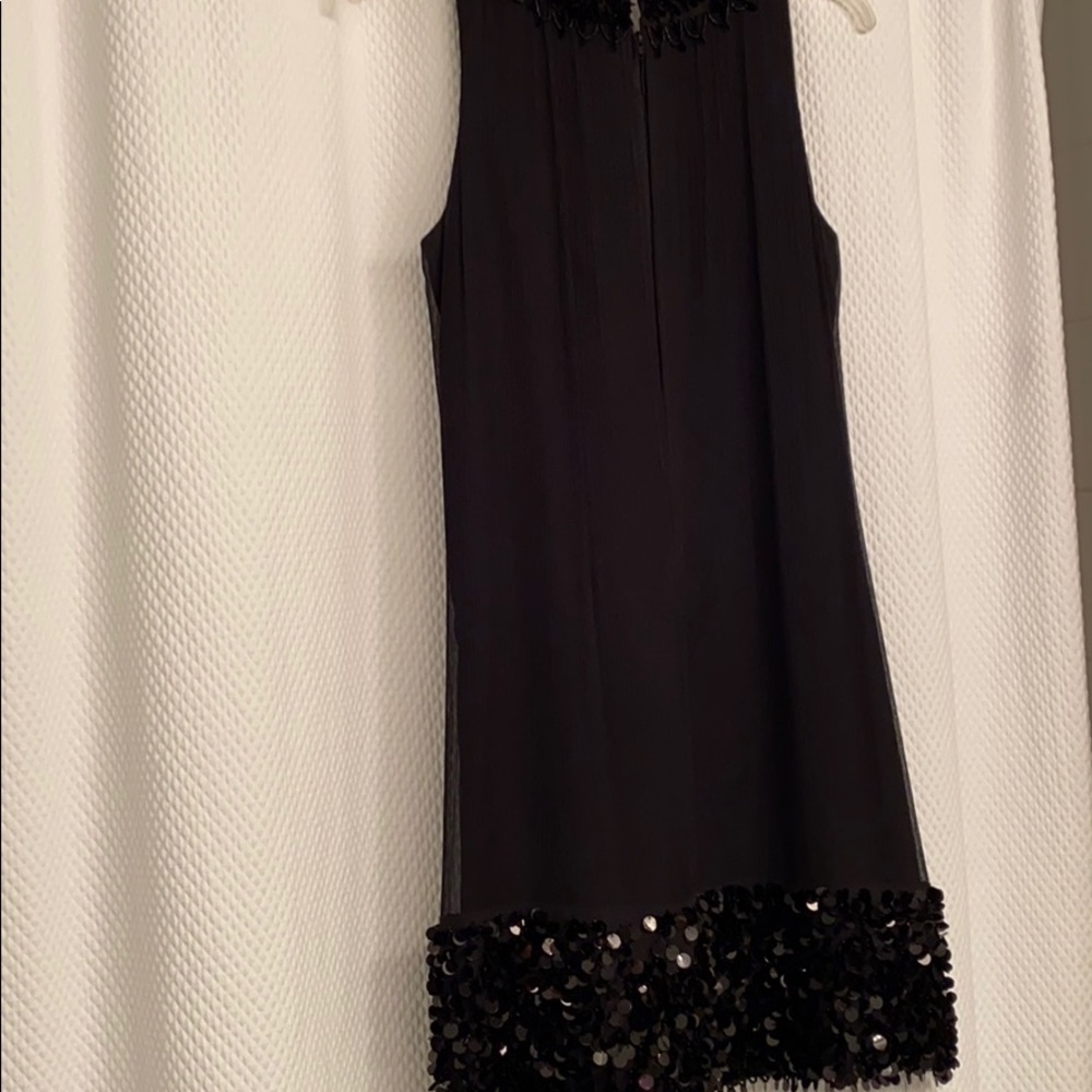 Betsey Johnson Sequins Black Dress